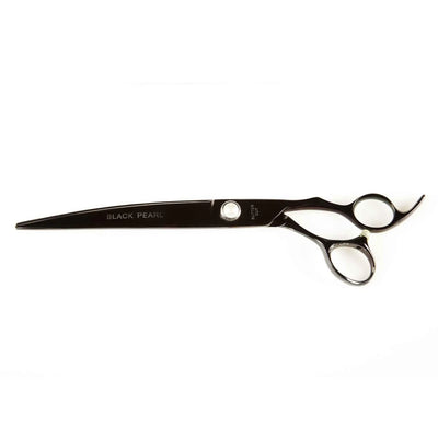 GE Black Pearl Curved Shear - Professional Grade Grooming Tool