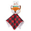 ZA Buffalo Check Fox Puppy Blanket - Soft, Comforting Toy