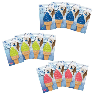 Cool Pup Large Ice Cream Cone Toys - Pack of 12