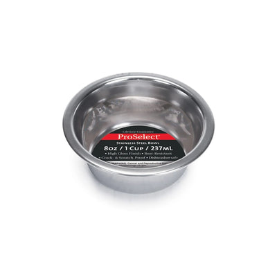 Heavy Stainless Steel Dish - Durable & Easy-To-Clean Pet Feeding Solution