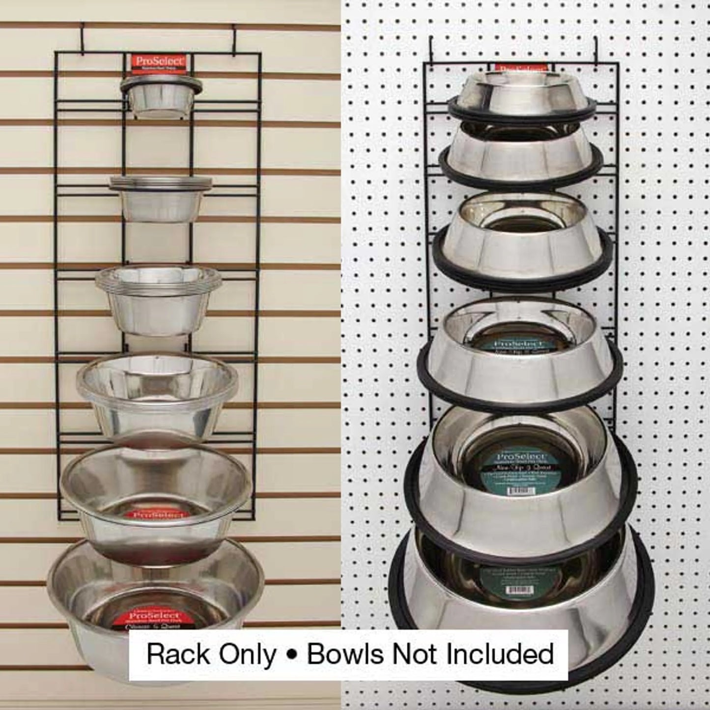 ProSelect Bowl Display Rack for Non-Skid Dishes