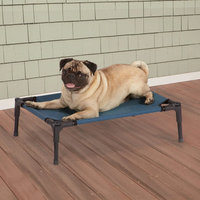 Guardian Gear Small Pet Cot in Blue - Comfortable Elevated Sleeping Spot