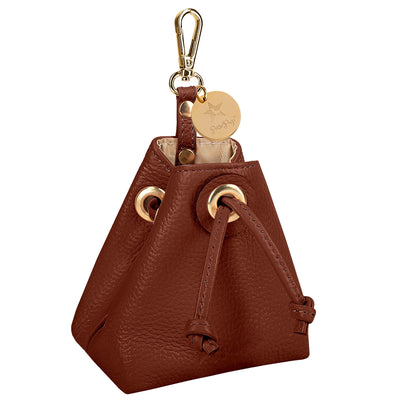 Bella Rose Treat Bag - Handmade Leather Pet Accessory