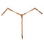 TABELO Breast Collar with Rawhide Trim