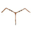 TABELO Breast Collar with Basket Tooling, Sun Spots & Rawhide