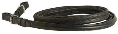 Da Vinci Flat Rubber Covered Reins with Buckle Ends