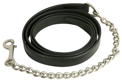 Gatsby Leather Lead with 20" Chain