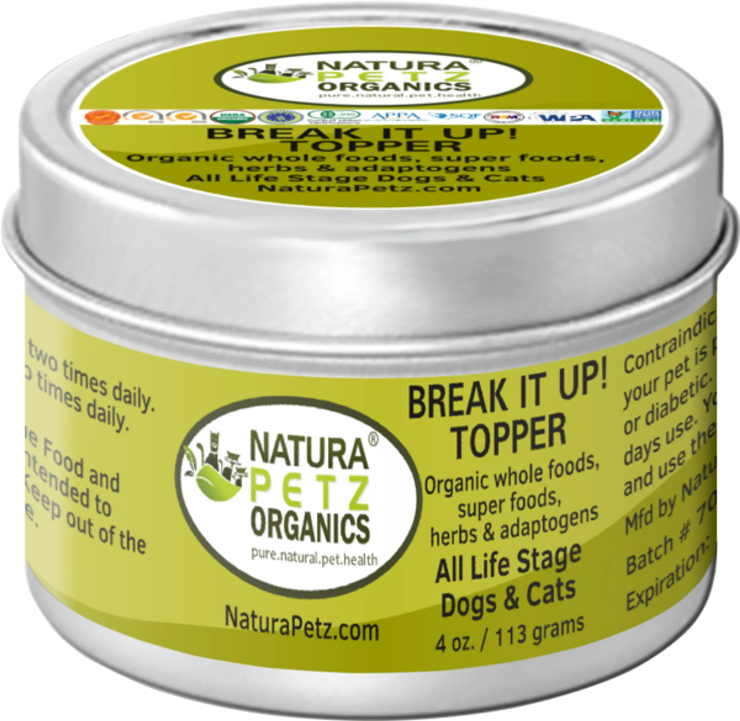 Break It Up! Meal Topper - Stone Eliminator for Dogs & Cats