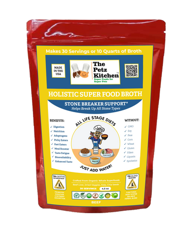 Super Food Broth Stone Breaker Support - Preventive Support for Pets with Crystals and Stones