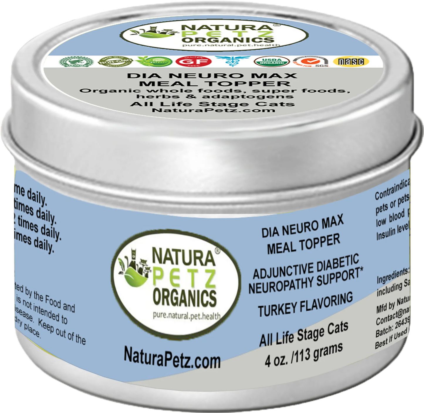 Dia Neuro Max Meal Topper - Advanced Diabetic Neuropathy Support for Dogs & Cats