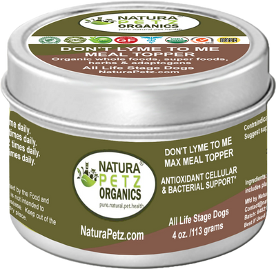 Don't Lyme To Me Max Meal Topper - Antioxidant Cellular & Bacterial Support for Pets