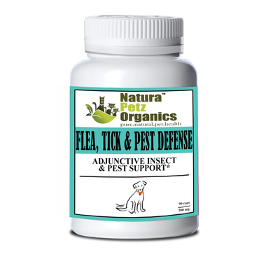 Flea, Tick & Pest Defense Capsules - Natural Insect Repellent for Dogs & Cats
