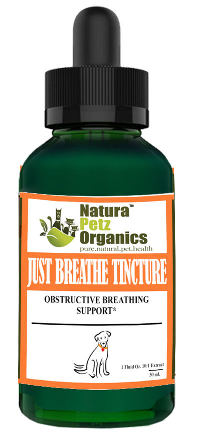 Obstructive Breathing Support Tincture - Respiratory Support for Dogs and Cats