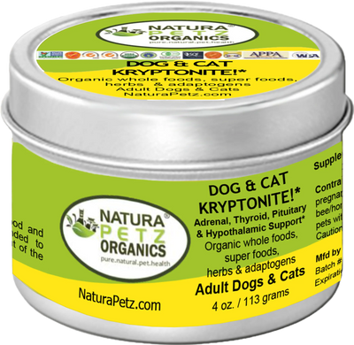 Dog and Cat Kryptonite Meal Topper - Thyroid & Pituitary Support