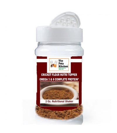 Cricket Flour Omega 3 & 6 Complete Protein - Organic Meal Supplement for Pets
