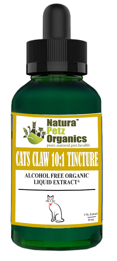 Cat's Claw 10:1 Tincture - Organic Immune Support & Anti-Inflammatory Support for Pets
