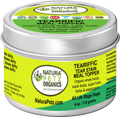 Teariffic Flavored Meal Topper - Tear Stain Support for Dogs & Cats