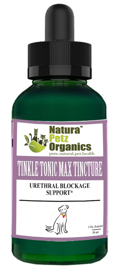 Tinkle Tonic Max Tincture for Dogs And Cats - Urethral Blockage Support - 3 Oz