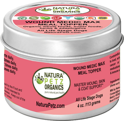 Wound Medic Max Meal Topper - Master Wound & Skin Support for Dogs & Cats