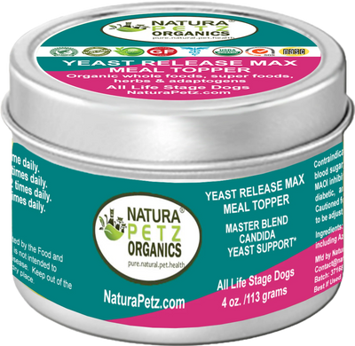 Yeast Release Max Blend Meal Topper - Candida Defense for Dogs and Cats