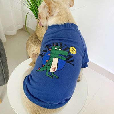 Everyday Dinosaur Matching Pet and Owner Outfit Set - Small, Blue