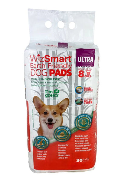 WizSmart Earth Friendly Dog Pads for House Training