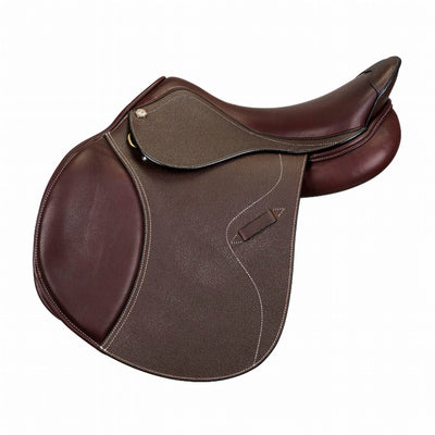 Henri de Rivel Club Close Contact Plus Saddle - Color: Australian nut | Pack Of: 1 | Shape: Regular