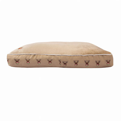 Halo Reindeer Small Dog Bed - Festive Comfort for Your Pet