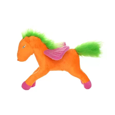 Mighty Jr Liar Pegasus - Durable Squeaky Dog Toy in Vibrant Colors