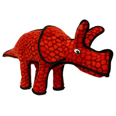 Tuffy Dinosaur Triceratops - Large Dog Toy