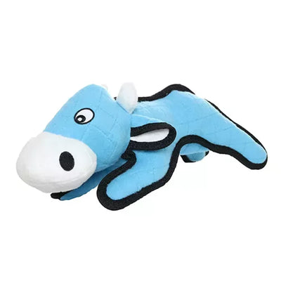 Tuffy Barnyard Cow Toy - Fun & Durable Plush Dog Toy