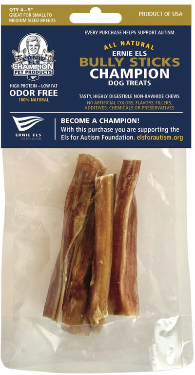 Ernie Els Champion Bully Sticks - Nutritious Treats for Dogs