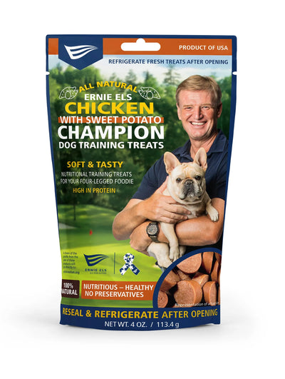Ernie Els Champion Dog Treats - Natural Chicken and Sweet Potato Flavor