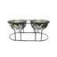 YML Wrought Iron Stand with Double Stainless Steel Feeder Bowls - Convenient and Stylish Pet Feeder