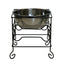 YML Wrought Iron Stand with Single Stainless Steel Feeder Bowl - Stylish and Comfortable Pet Feeder