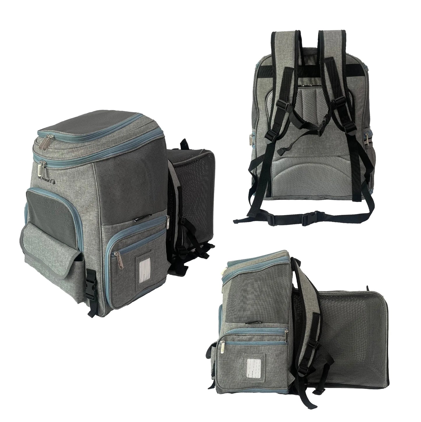 Mr. Peanut's Tahoe Series Expandable Backpack Pet Carrier - Spacious Pet Travel