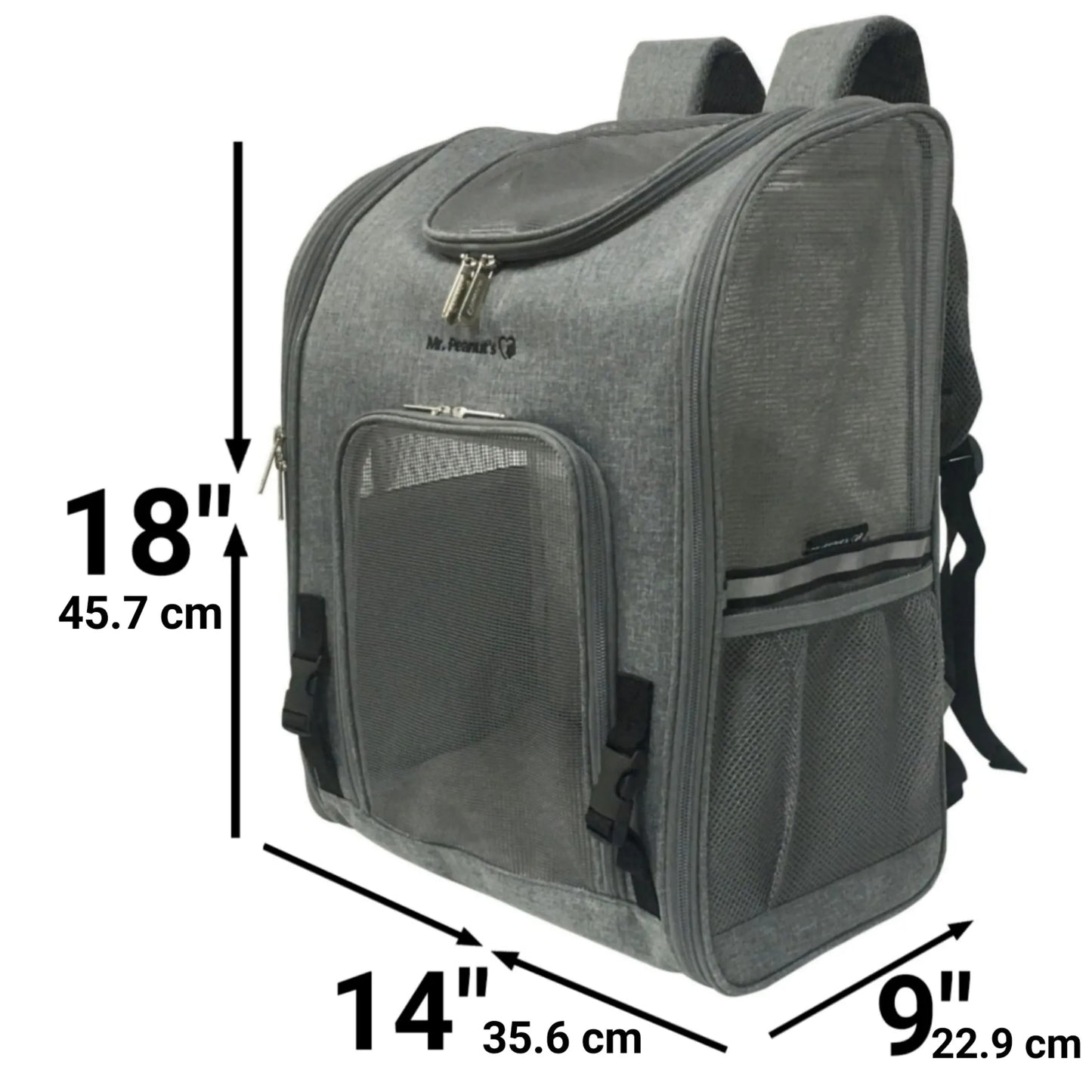 Mr. Peanut's Aspen Series Airline Capable Backpack Pet Carrier - Travel Ready Pet Carrier