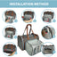Mr. Peanut's Gold Series Standard Size Expandable Pet Carrier - Comfortable Pet Travel