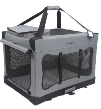 Mr. Peanut's Soft Sided Portable Pet Crate - Lightweight Pet Containment