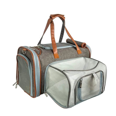 Mr. Peanut's Gold Series - Mini Size Expandable Pet Carrier for Small Pets