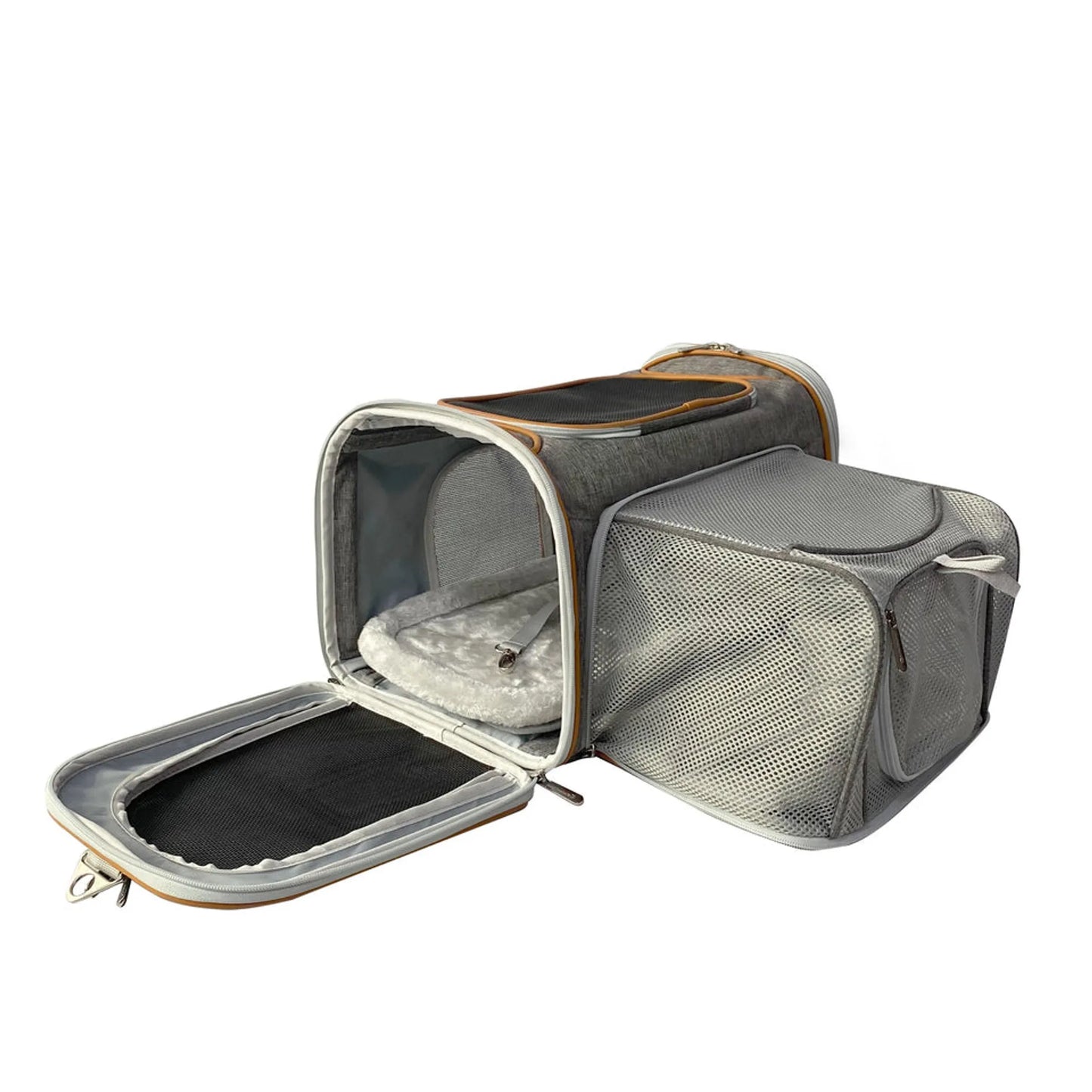 Mr. Peanut's Platinum Series Expandable Pet Carrier - Versatile and Comfortable