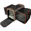 Mr. Peanut's Diamond Series Double Expandable Pet Carrier - Spacious and Secure