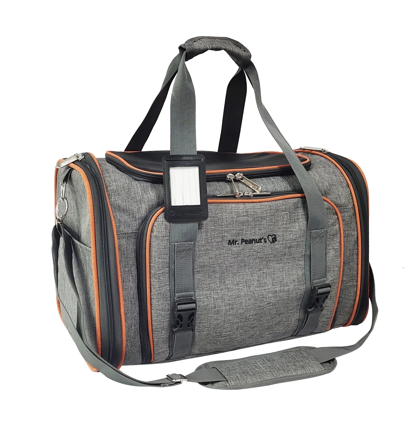 Mr. Peanut's Diamond Series Double Expandable Pet Carrier - Spacious and Secure
