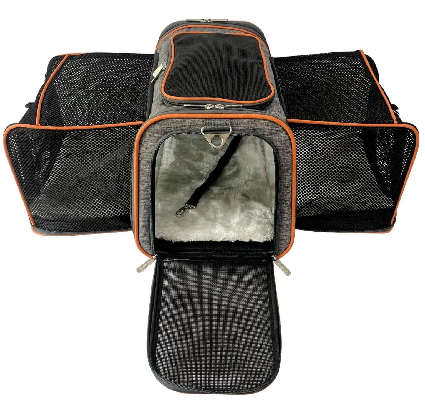 Mr. Peanut's Diamond Series Double Expandable Pet Carrier - Spacious and Secure