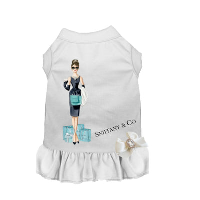 Sniffany Shopping Day Dog Dress - Pet Apparel