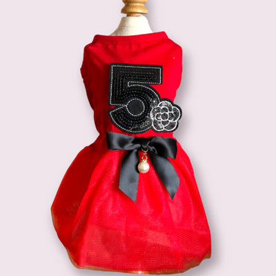Sparkle and Shine No. 5 Dress - Glamorous Dog Outfit