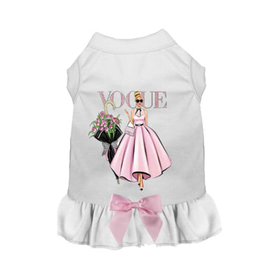 Spring Vogue Dog Dress - Fashion-forward Pet Apparel