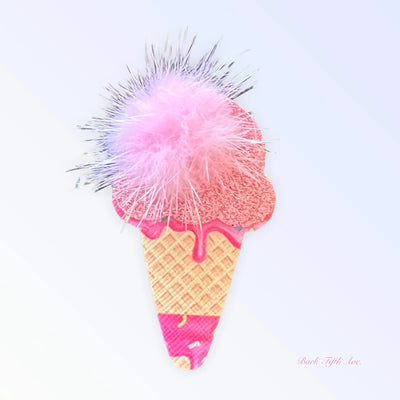 Ice Cream Drip Cone Dog Hair Clip - Cute and Fun Pet Accessory