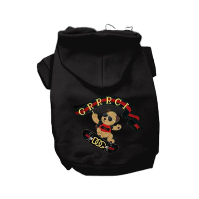 GG Skateboard Dog Hoodie - Comfortable and Stylish Pet Apparel