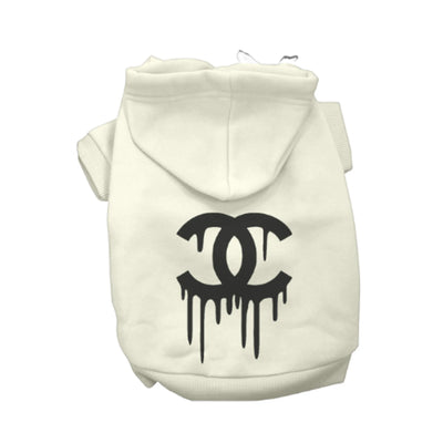 Chewnel Drippy Designer-Inspired Dog Hoodie